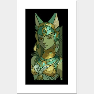 Bastet Feline Protector Posters and Art